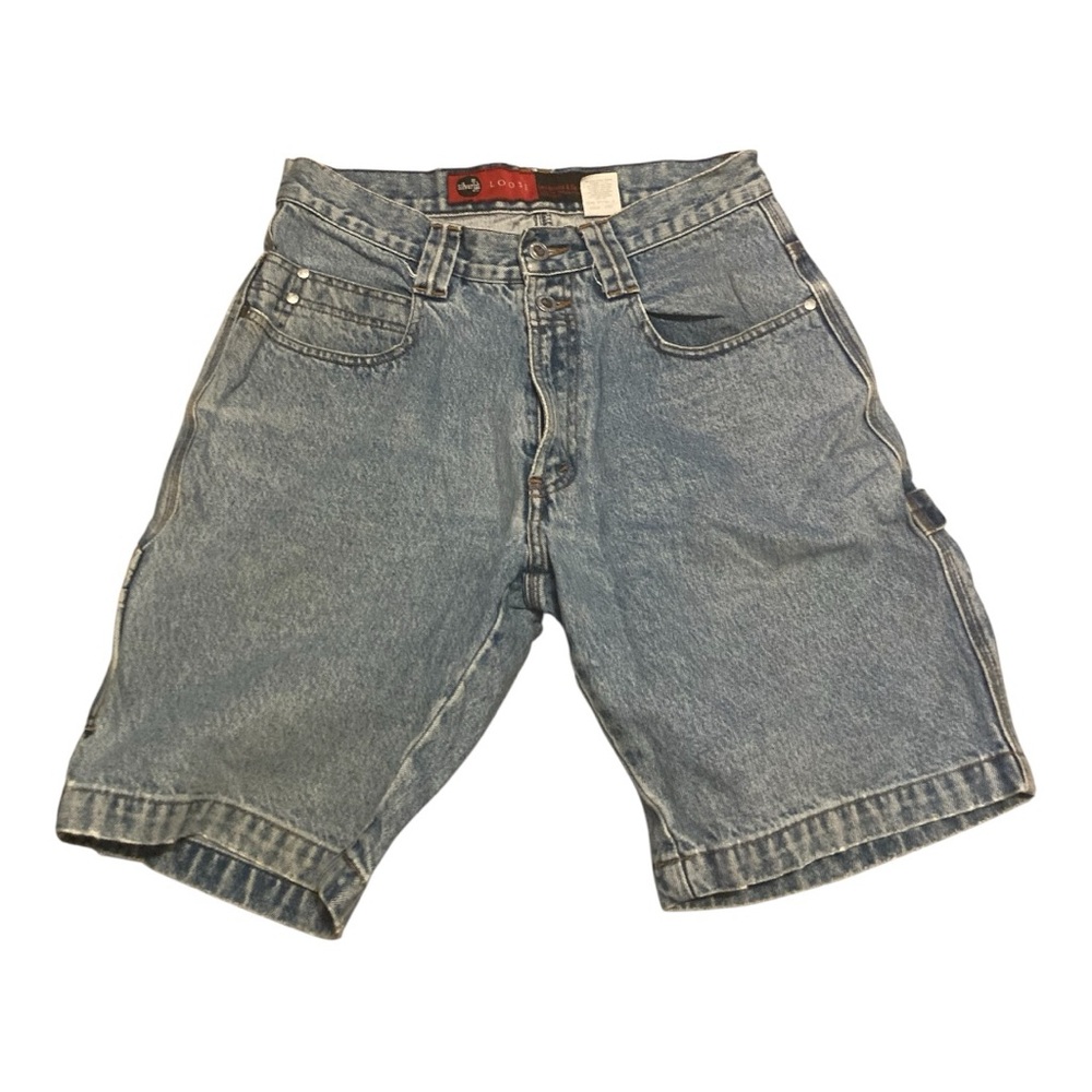 VTG Levi Strauss SilverTab Loose Carpenter Style Jean Double ButtonShort Size 30